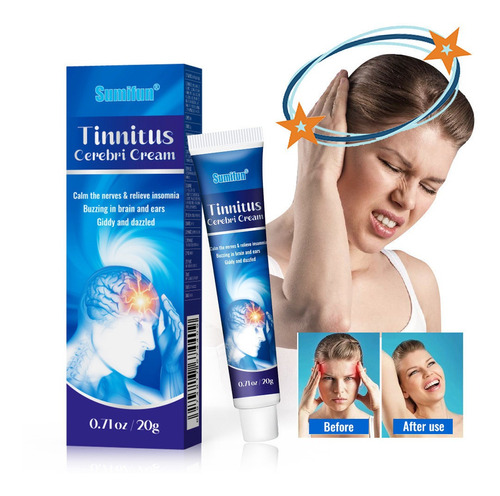 Pomada En Crema Para Oídos, Alivio Del Tinnitus Para Zumbido