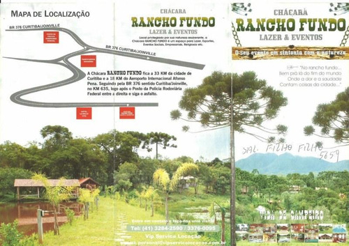 Chácara Rural À Venda, Campina, São José Dos Pinhais - Ch0001. - Ch0001