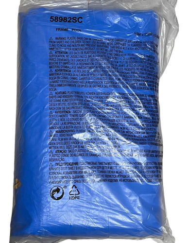Lona De Repuesto Para Alberca Rectangular 4.50 X 2.20 Intex