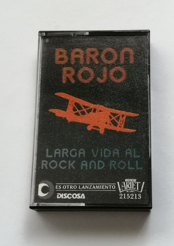 Barón Rojo - Larga Vida Al Rock And Roll Cassette Ed Uruguay