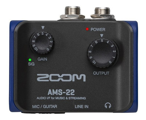 Interface De Áudio Zoom Ams-22 Handy 4 Canais Usb