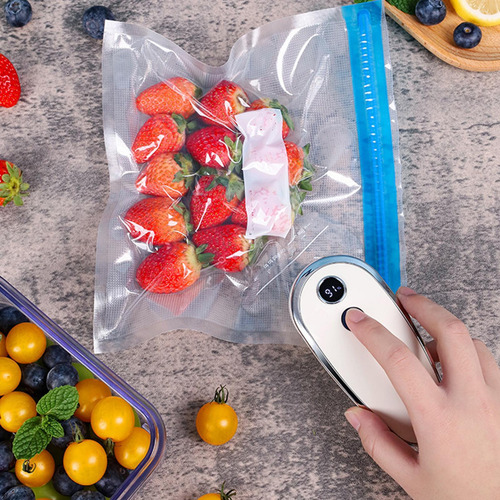 Pequeño Ahorrador De Alimentos Selladores De Vacío De Mano M
