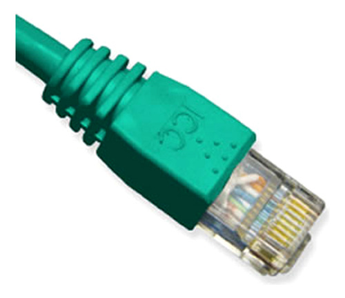 Cable De Conexión, Cat 6, Bota Moldeada De 5 Pies, Verde
