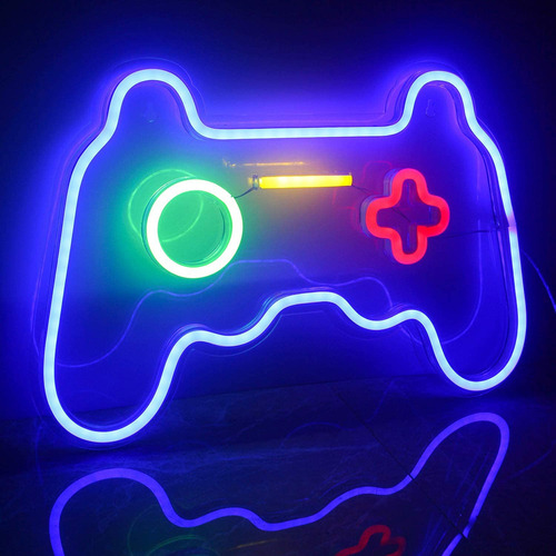 Luces De Letreros De Neón En Forma De Juego Led Para Decorac