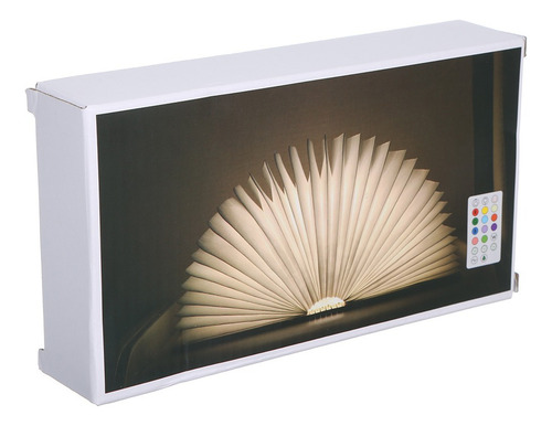 Tomshine Usb Recarregável Mini Folding Livro Luz 12 Cores