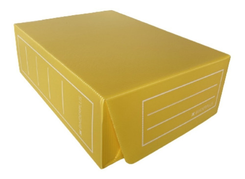 Caja Archivo Plastica Oficio 25x36x12 Cm X10 Unidades