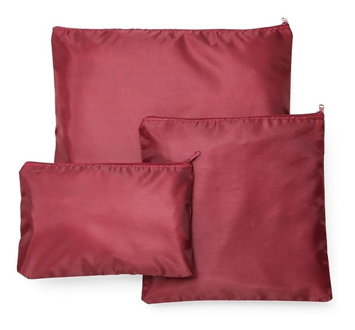 Imagem 5 de 6 de Kit Necessaire 6 Peças Organizador De Bolsas Malas Viagem