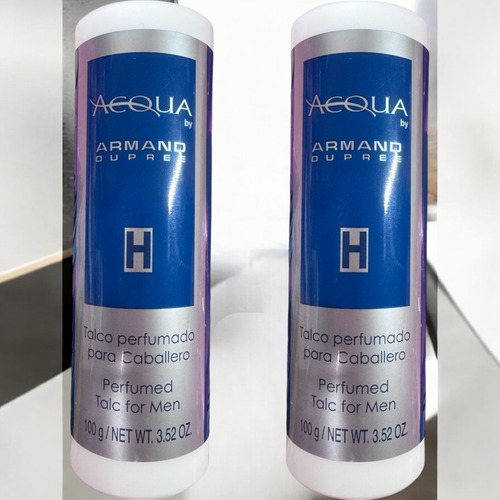 Talco Perfumado Acqua Armand Dupree Caballero Kit 2 Fuller