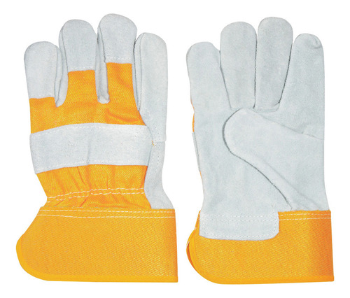 Guantes De Carnaza Y Loneta Unitalla