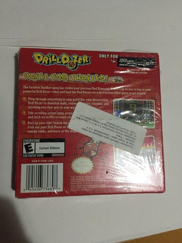 Drill Dozer Game Boy Advance Nintendo (completo) (Usado)