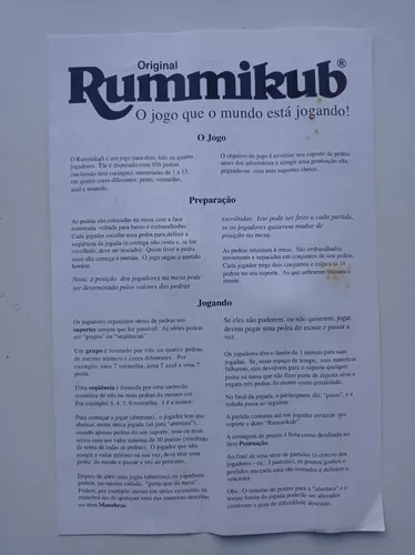 Jogo Rummikub - Loja Grow