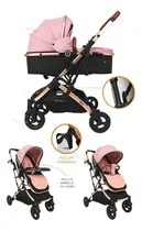 Comprar Coche Cuna Estilo Europeo Cinturón 5 Puntas Llantas Caucho Color Negro Color del chasis Negro