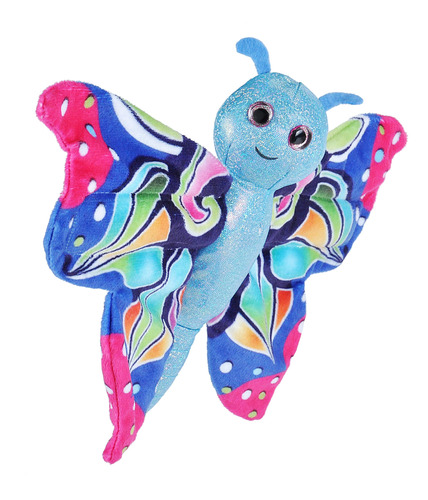 Wild Republic Huggers - Juguete De Peluche Azul Mariposa, P