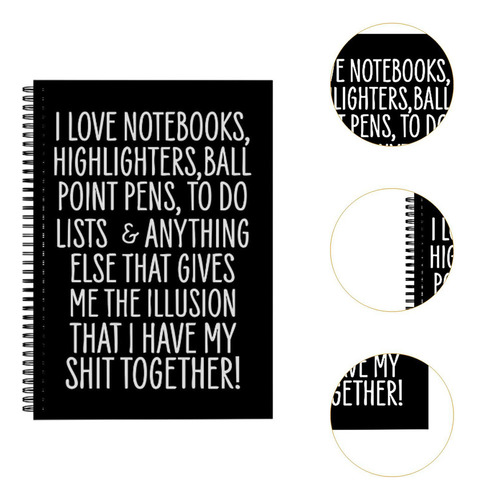 Cuaderno De Cuaderno Espiral For Tomar Notas For Tomar