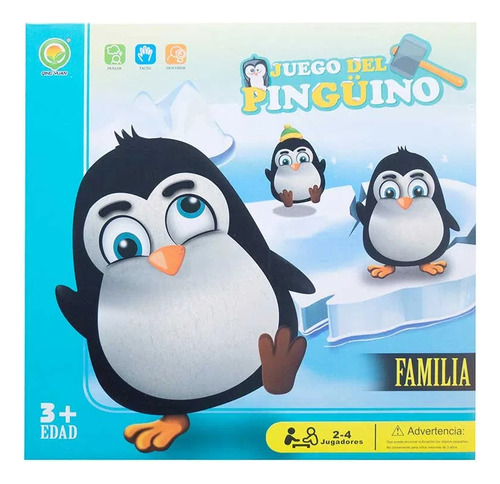 Juego De Mesa Pingüino Igual Oso Polo Martillo Romper