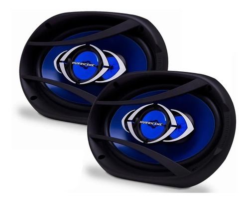 Par Alto Falante 6x9 Hurricane 180w Rms Quadriaxial  4 Ohms