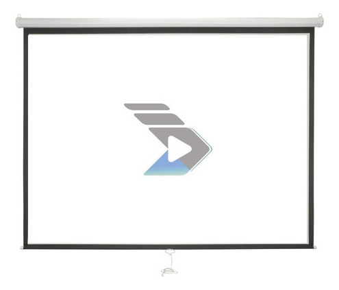 Tela De Projeção Retratil 2,10m X 1,50m Grm Gtrm100v