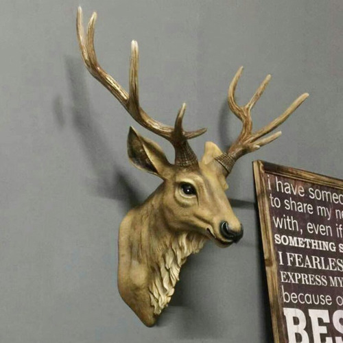 Chifres De Cabeça De Veado 3d Faça Você Mesmo Para Pendurar