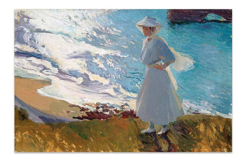 Cuadro Canvas Maria En La Playa Joaquin Sorolla 46x70 M Y C 