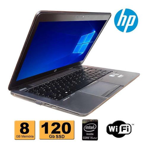 Notebook Hp Elitebook 840 Intel Core I7  8gb Ddr3 Ssd 120gb