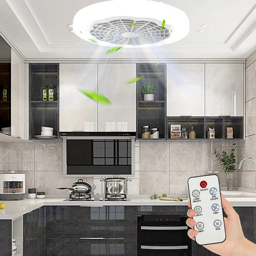 Ventiladores Silenciosos Com Controle Remoto Led Para