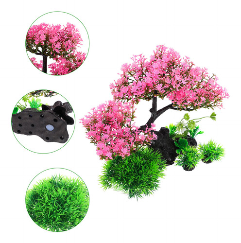 1 Juego De Decoraciones Para Acuarios, Plantas Y Peceras