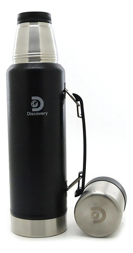 Termo Acero 1,3 Lts Inox Negro Discovery
