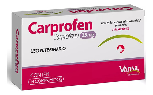 Carprofen 25mg 14 Comprimidos - Vansil