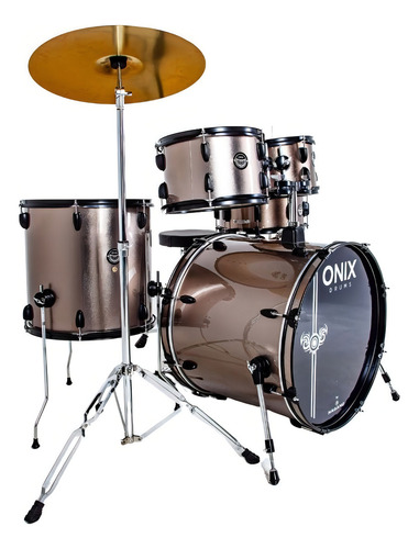Bateria Acústica Tagima Nagano Onix Skinny 20 Completa Banco