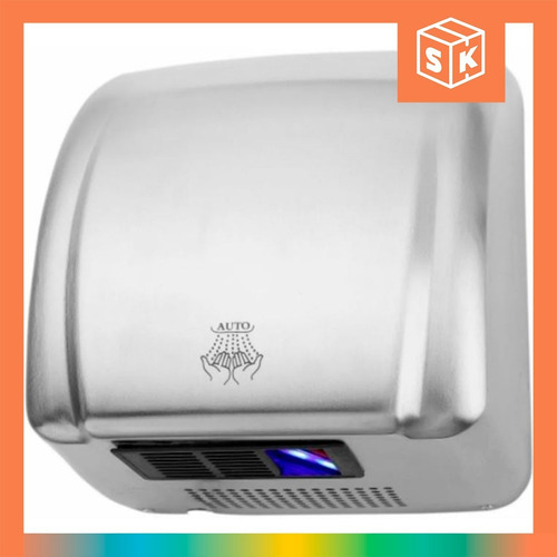 Imagen 5 de 10 de Secamanos Electrico Acero Automatico Por Aproximacion Baño