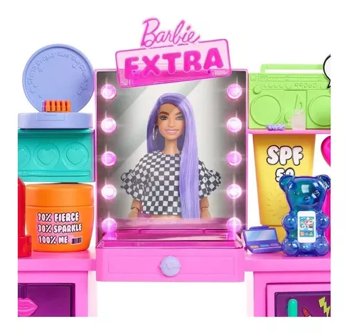 Barbie EXTRA Cabelo Rosa : : Brinquedos e Jogos