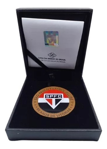 A Moeda Caiu Em Pé - Oficial Spfc Com Certificado