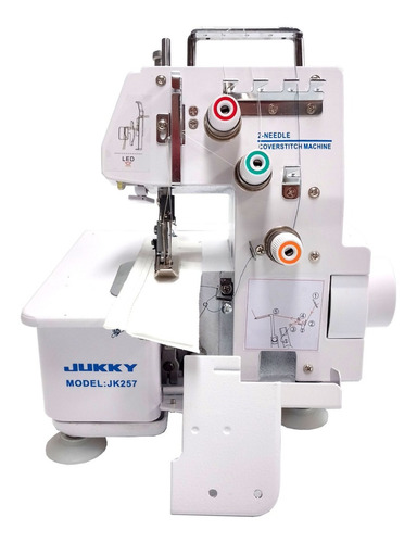 Maquina De Coser Collaretera Jukky Semi Industrial Color Blanco