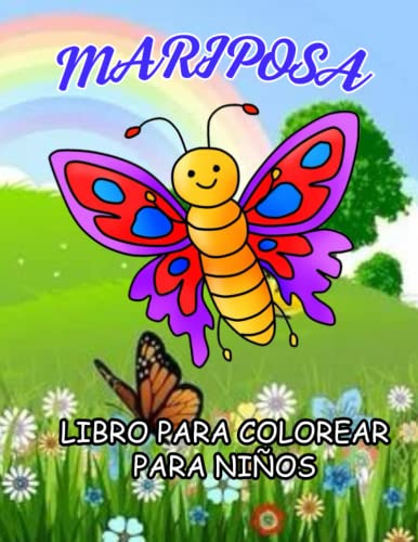 Libro Para Colorear De Mariposas Para Niños De 5 A 9 Años: 4