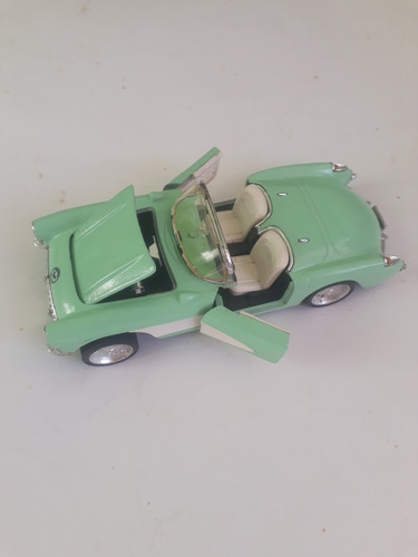 Carro Miniatura Corvette 1957 Verde Claro