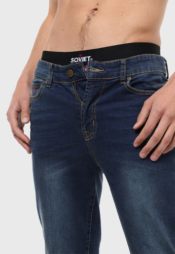 Imagen 3 de 4 de Jeans Hombre Soviet Svje386az