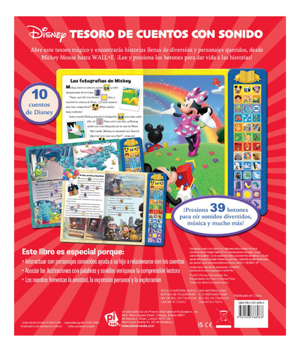 Libro Tesoro De Cuentos Con Sonido Disney Multipropiedad