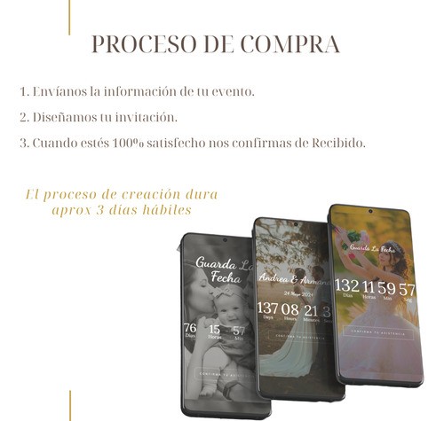 Save The Date Digital Personalizada Boda
