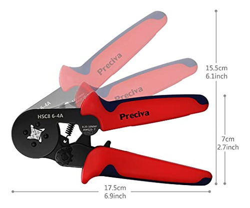 Kit De Crimpado De Terminales, Preciva Awg23-7 Herramienta
