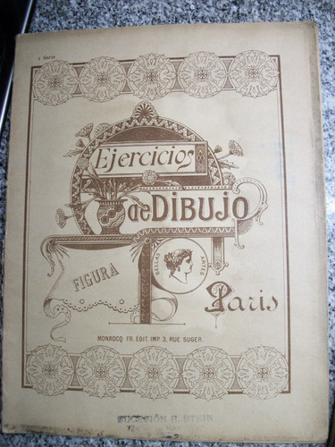 Ejercicios De Dibujo Figura 1ra Serie Paris 1900 Monrocq C16