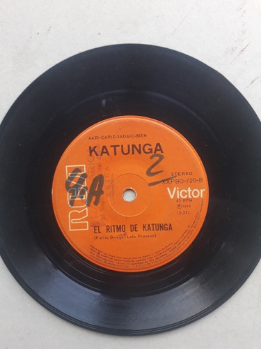 Vinilo Single Katunga El Ritmo De Katunga 