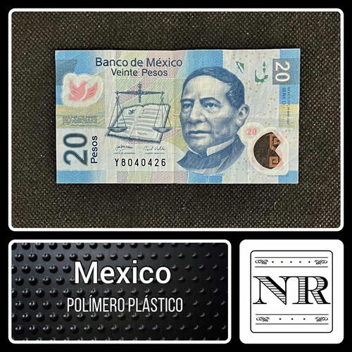 México - 20 Pesos - Año 2007 - P #122 - Plástico
