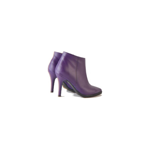 Imagen 3 de 9 de Botas Botinetas De Mujer De Cuero Serpentina - Ferraro -