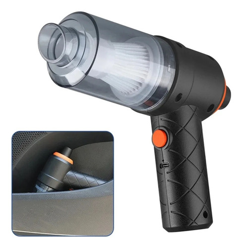 Aspirador De Coche Sin Cable Recargable De Mano 6000 Pa