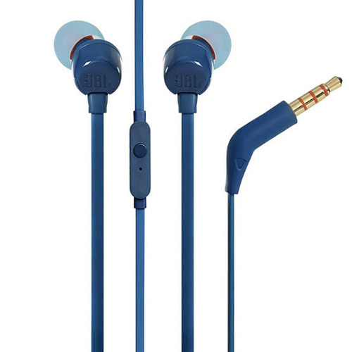 Audífonos Jbl Tune 110 In-ear, Color Blue