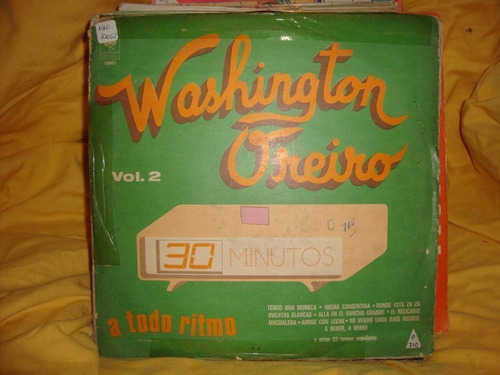 Vinilo Washington Oreiro 30 Minutos Todo Ritmo Volumen 2 C3