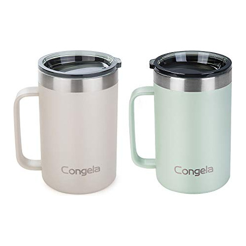 Congela 18oz 2pack Tazas De Café Aisladas De Acero Nxc2u