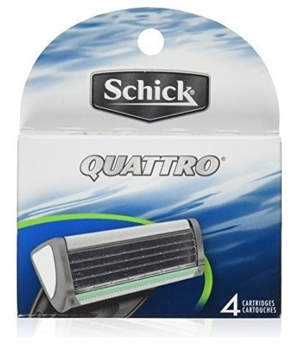 Schick Quattro Hoja De Afeitar De Recargas Para Los Hombres