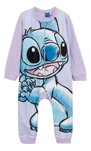 Pijama Enterito Soft Micropolar Stitch Disney Original