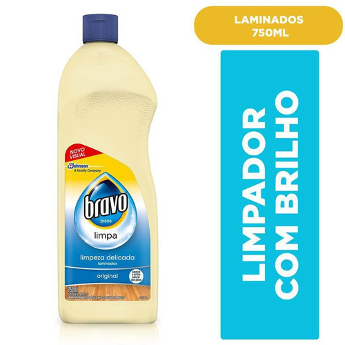 Limpa Piso Laminados Original Bravo 750ml